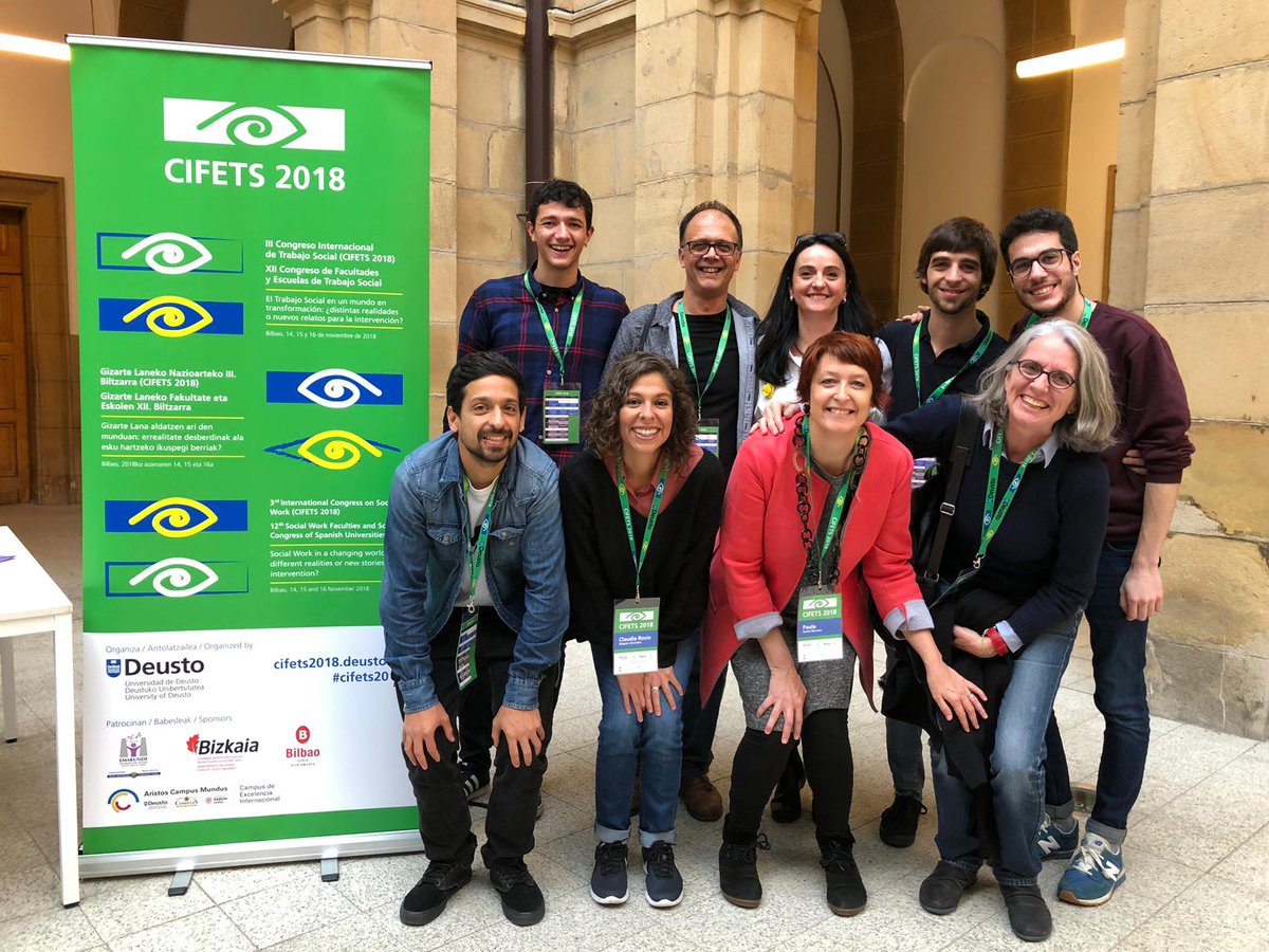 jcasasmarti's tweet photo. Posem fi al #CIFETS2018 @deusto. Sens dubte una experiència molt enriquidora que ens ha permès compartir i repensar el #TreballSocial https://t.co/mzGtnNREFO