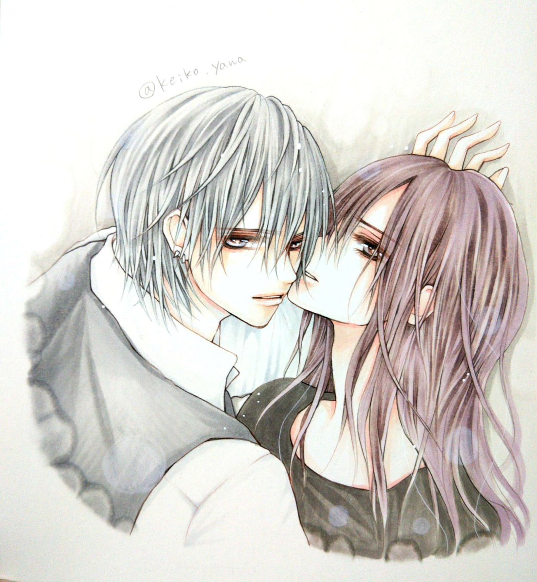 O Xrhsths Keiko Yana Sto Twitter ヴァンパイア騎士 お絵描き イラスト Vampireknight