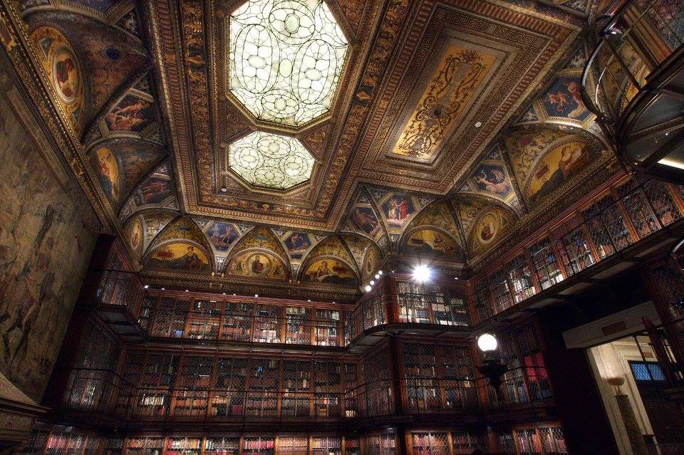 ニューヨークにあるモーガン図書館博物館の雰囲気にすごいと感じます。