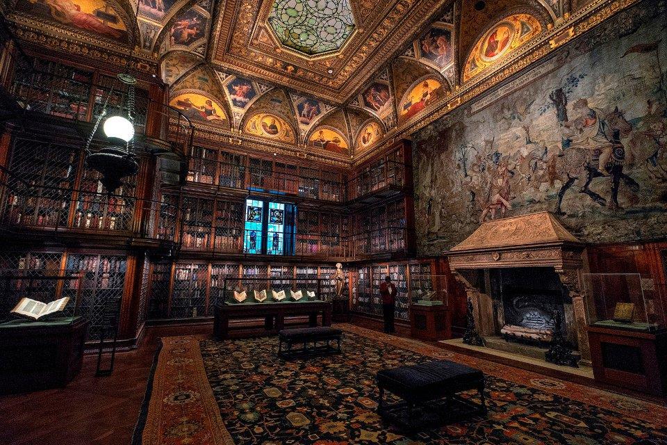 ニューヨークのモーガン図書館博物館。醸し出す雰囲気すごい 