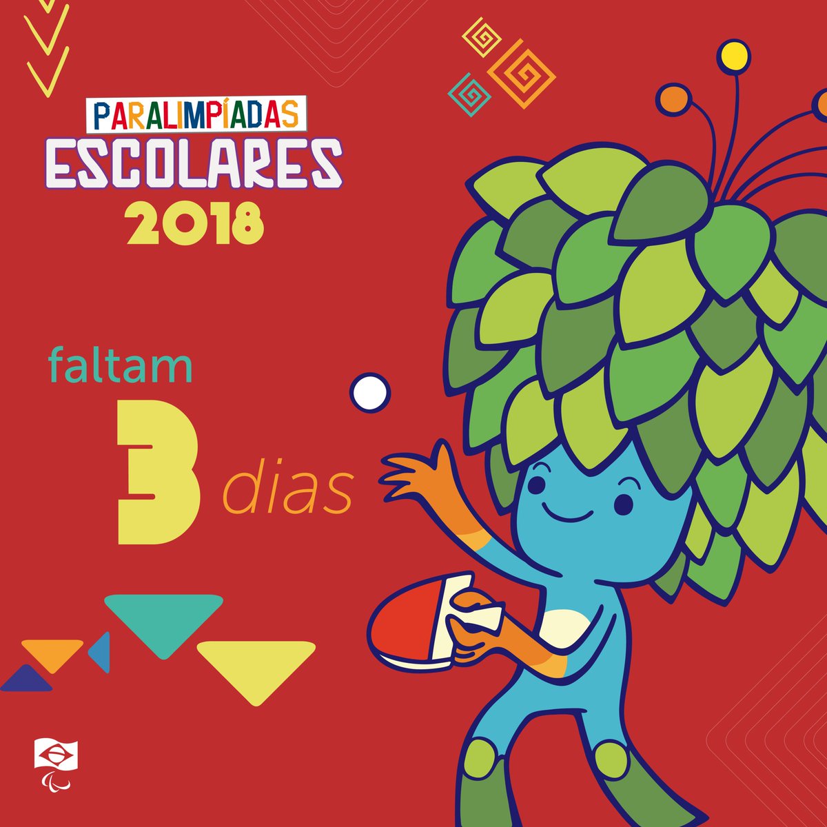 BraParalimpico's tweet photo. #TomFala 🌴
Oiê amigos! Tô me aquecendo por aqui porque nossas #ParalímpiadasEscolares2018 estão bem pertinho!
Quer saber mais da programação, dá uma clicadinha aqui ó >> https://t.co/GSjabEexS8 https://t.co/62e1Yaa5IQ