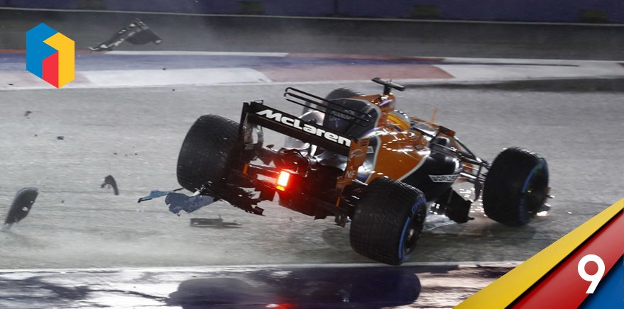 McLaren (@McLarenF1) on Twitter photo 2018-11-17 12:04:16 Fernando’s unforgettable McLaren moment #9 features the 2017 #SingaporeGP, where an incredible start saw the Spaniard charge up to third before being heavily collected by the stricken cars of Kimi and Max. #GraciasFernando Fernando’s unforgettable McLaren moment #9 features the 2017 #SingaporeGP, where an incredible start saw the Spaniard charge up to third before being heavily collected by the stricken cars of Kimi and Max. #GraciasFernando