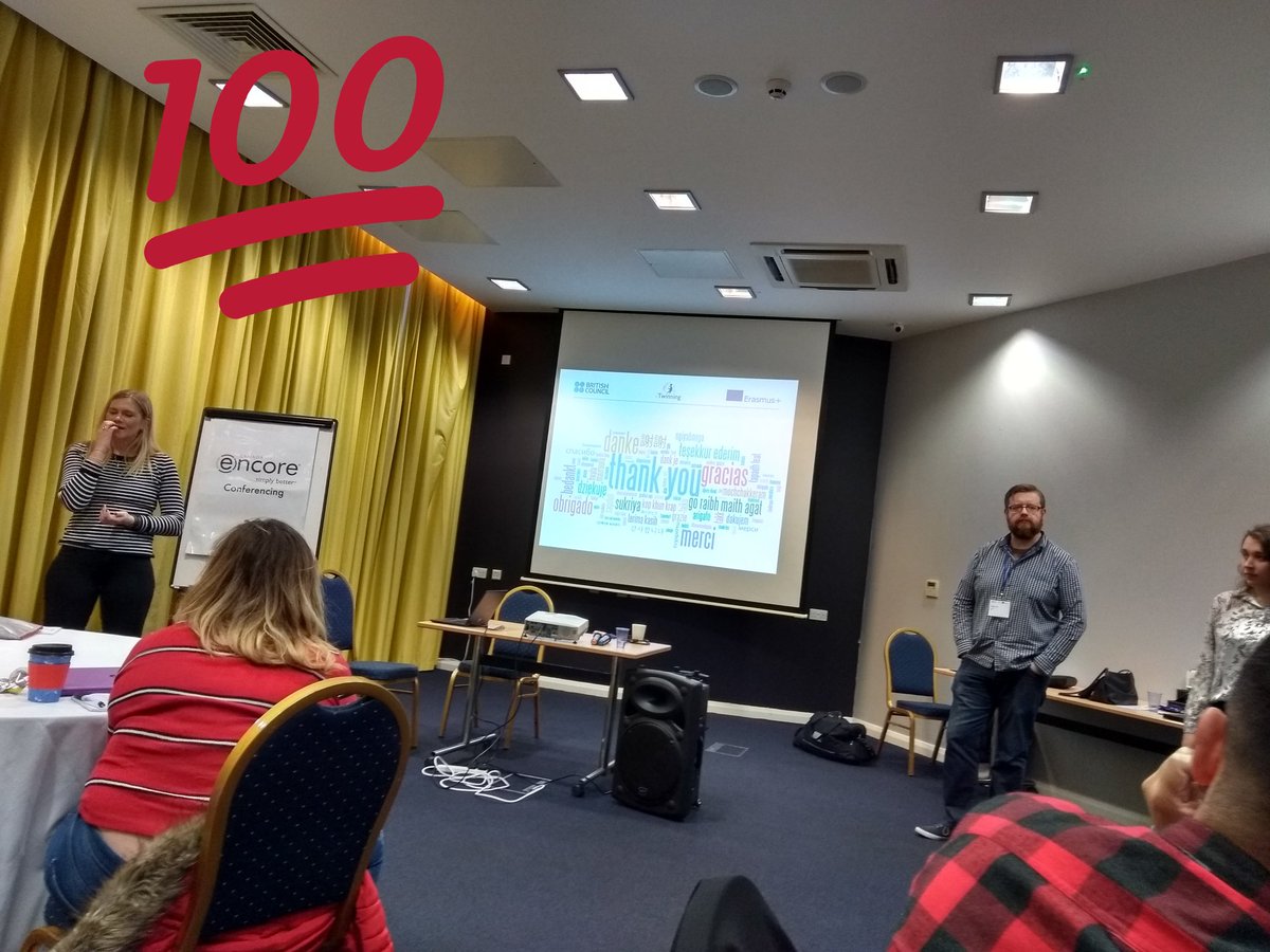 MissGEnrique's tweet photo. Amazing few days in Belfast attending #eTUKIR18. Thanks to @Leargas_etwinn and @eTwinningUK for this great event where I meet so many inspiring educators #eTwinning #edtech #edchatie #collaboration @NatalieMilne11 https://t.co/d5UdJXoIjW