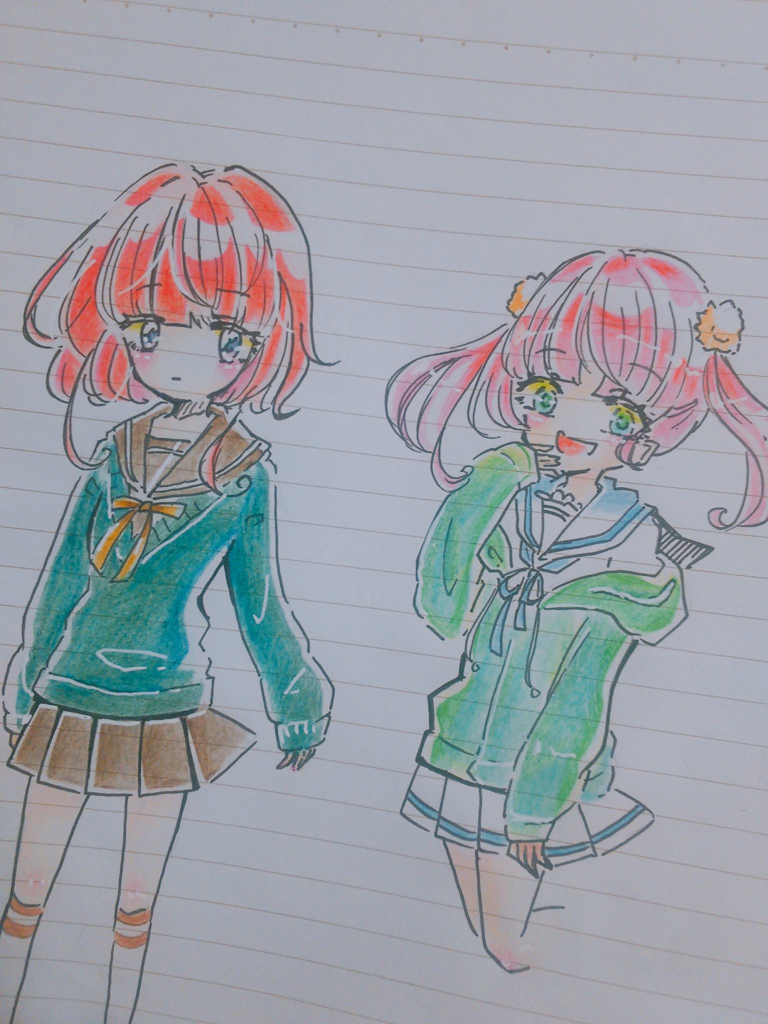 こむぎ オリキャラ作んのって楽しくない んでそれ描くのって楽しくない 友達の代理ちゃん描くのって楽しくない 過去絵を投げて絵を描いた気になろうキャンペーン T Co 1i6c397krd Twitter