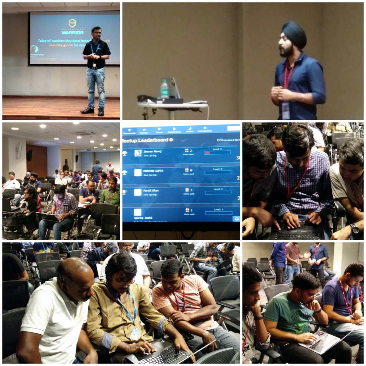 rjanardan's tweet image. Secure coding workshop as part of #javascriptmeetup @DellEMCIndia. Jaap Karan Singh was rocking with exercises.