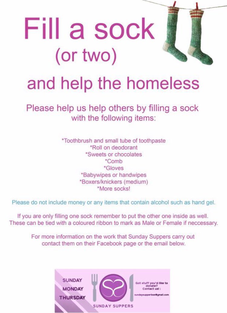 missyangandyin's tweet photo. #helpthehomeless #fillasock #Suffolk #heartfelt #donationsneeded #SpreadTheWord https://t.co/JGwYIhyP1a