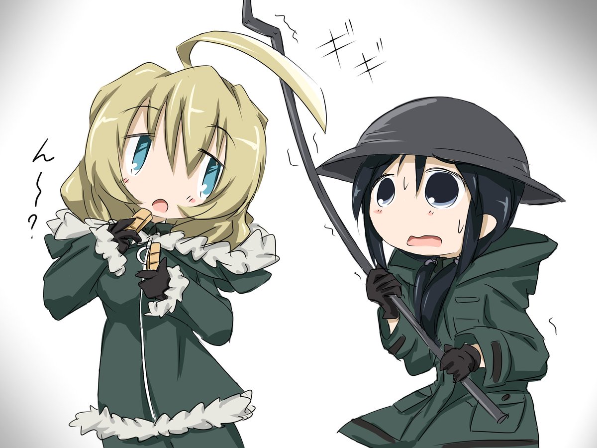 青色 傘 少女終末旅行 チト ユーリ ギギギ