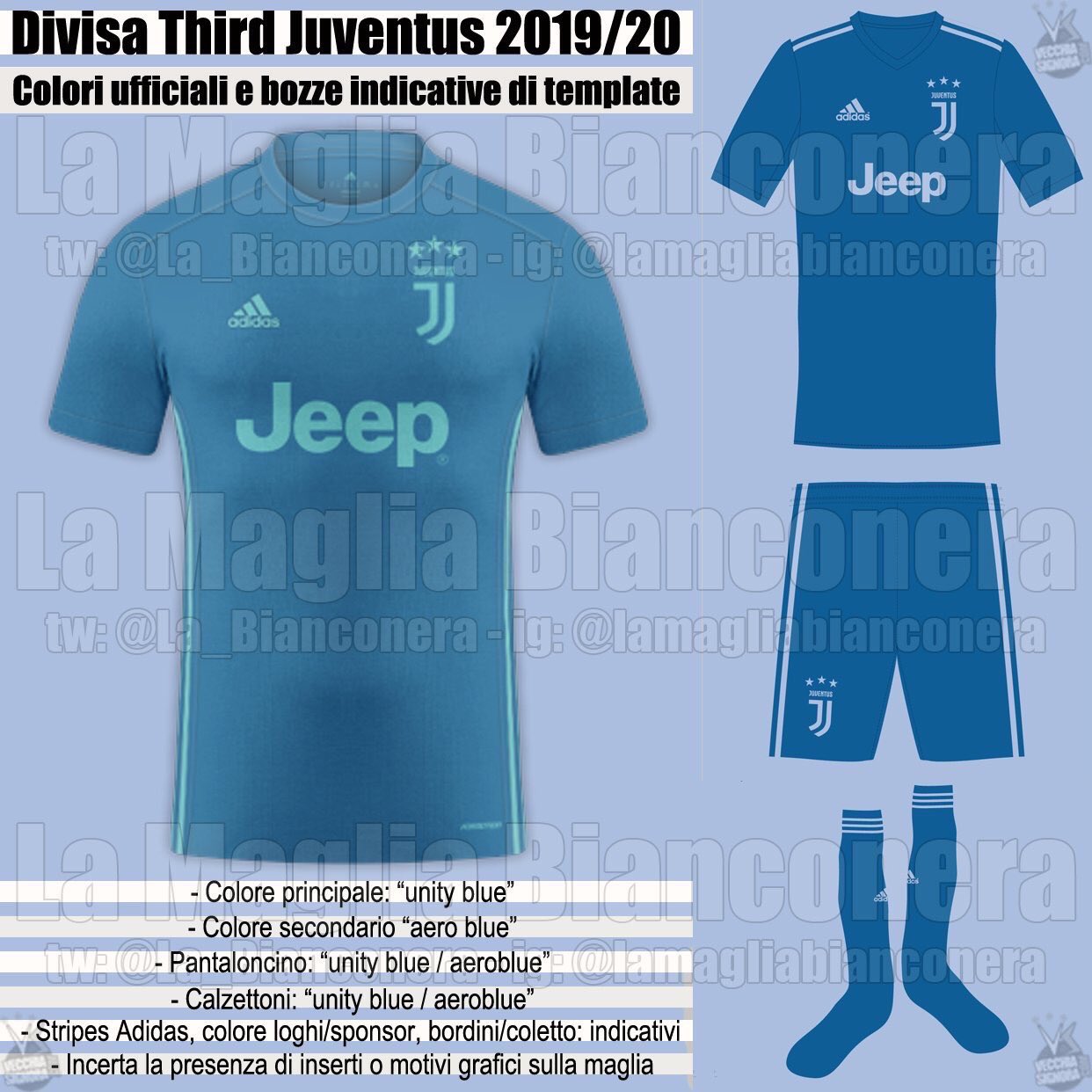 Around Turin on Twitter: "Colors are official, the design not yet but very  probable. Enjoy the Juventus kits 2019/20 by @La_Bianconera  https://t.co/yOJ0ANmrFG" / Twitter