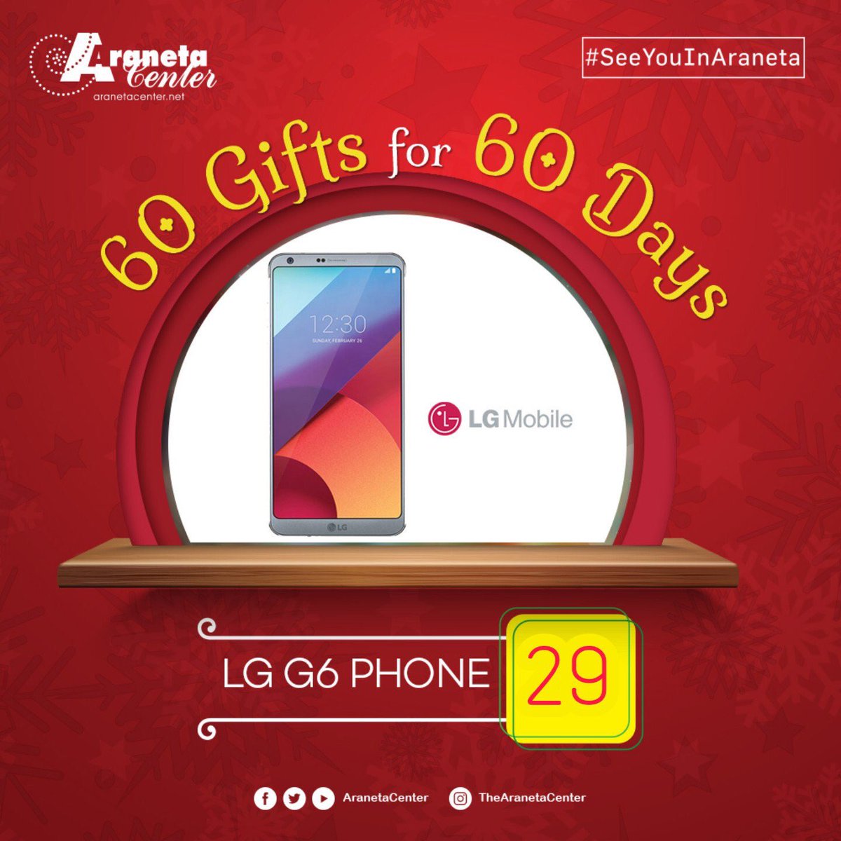 callmesherell's tweet photo. @AranetaCenter Day 29 of 60: Win a LG G6 phone!

@jeff_lyn1962 
@lovemitch017 
@justran19 
@SweetShellah 
@KyleCrizza12 

#60giftsfor60daysYear4
#AranetaDay29of60
#SeeYouinAraneta https://t.co/AfnwGY24SR