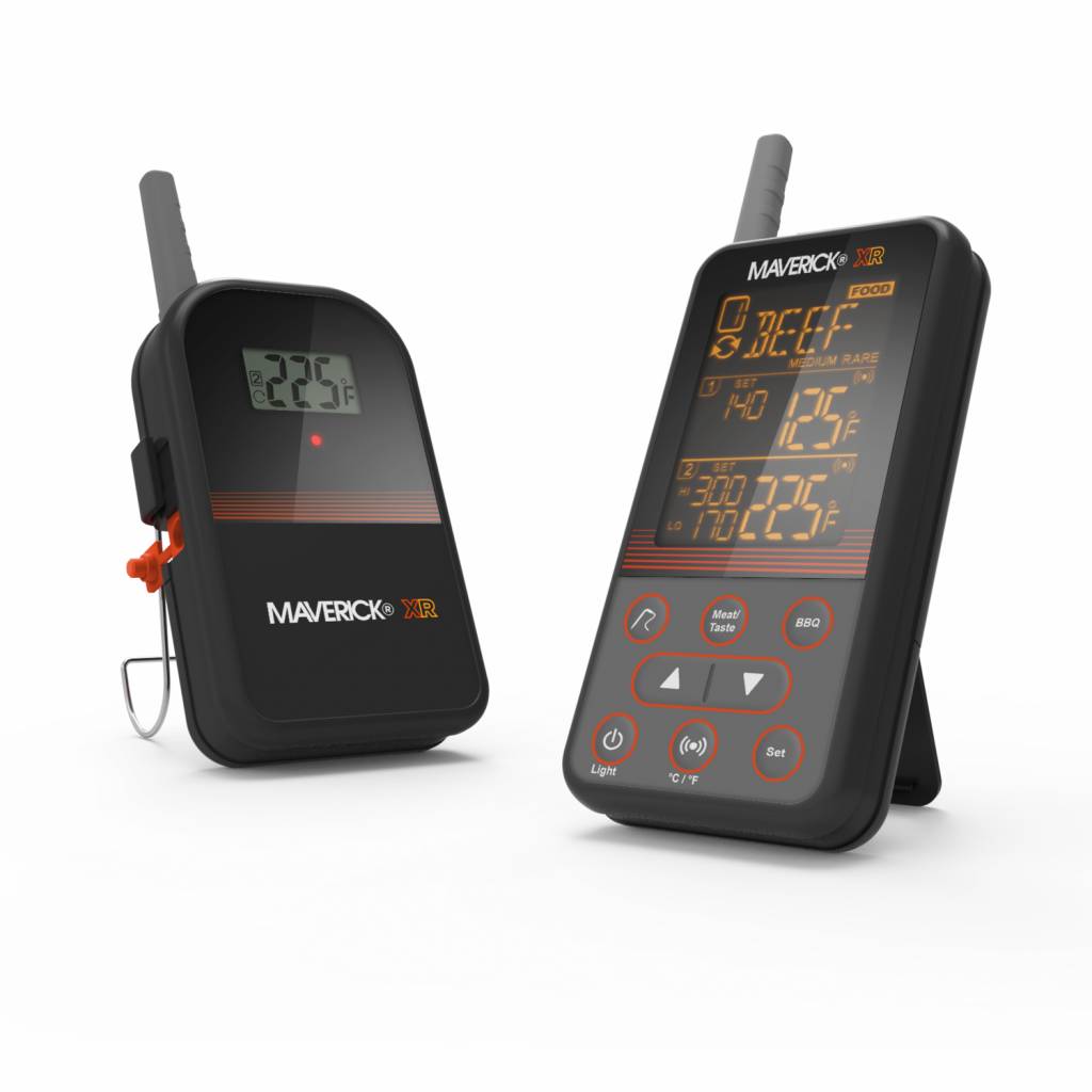 MeerBBQ's tweet photo. Maverick XR-40 Extended Range Probe Digital BBQ &amp; Meat Thermometer Bereik 160 meter Insta-sync technologie https://t.co/w9YcJ4AMP5 @BBQ_Business @PrimoGrillNL https://t.co/2iX1OherGg