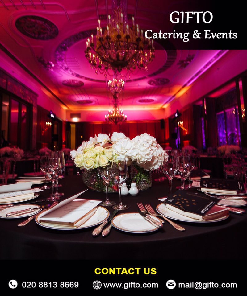Planning &amp; Catering for your family/corporate events is a privilege for us. 

Make your events upbeat with our sumptuous food,classy decor 🎉🎉 and unparalleled event planning services.
For bookings &amp; queries, contact our outdoor catering team on 020 8813 8669.
#giftoscatering