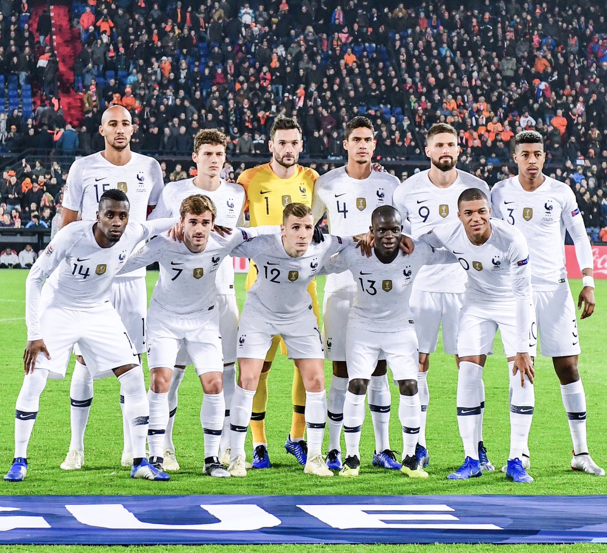 MATUIDIBlaise's tweet photo. Mauvaise soirée. Bravo aux Pays-Bas pour leur match. Au travail pour rebondir vite. Notre force sera notre unité. 👊🏿🇫🇷

Bad evening. Congrats to the @OnsOranje for their game. Back to work to start over fast. Our strength will be our unity. 👊🏿🇫🇷 https://t.co/pzOj8Solm4