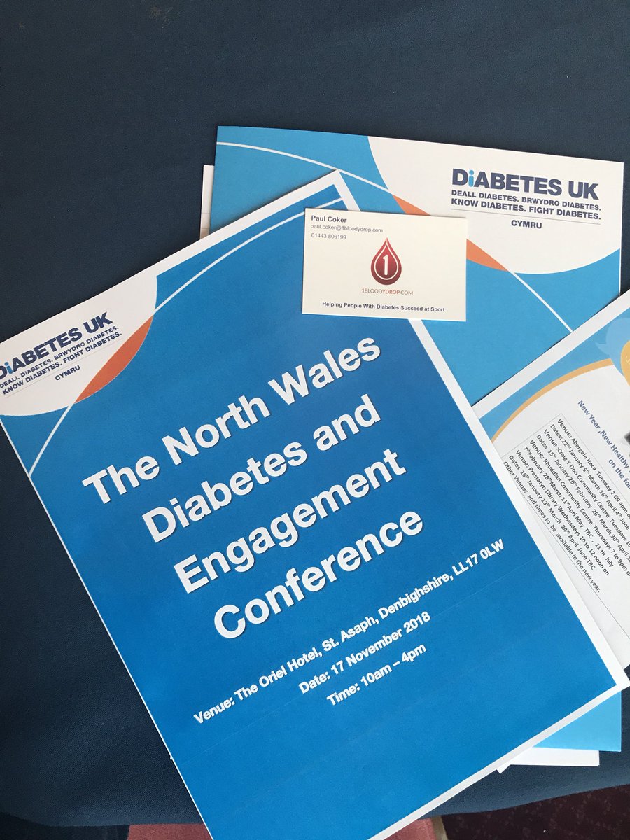 1Paulcoker's tweet photo. Feeling excited &amp; preparing to speak at the #EngageNorthWales conference with @williams_dai @roblee_cardiff @PUTNEYBOY 
@DiabetesUKCymru @DiabetesUK #GBDoc #RunYourDiabetes https://t.co/KrguYtYXKp