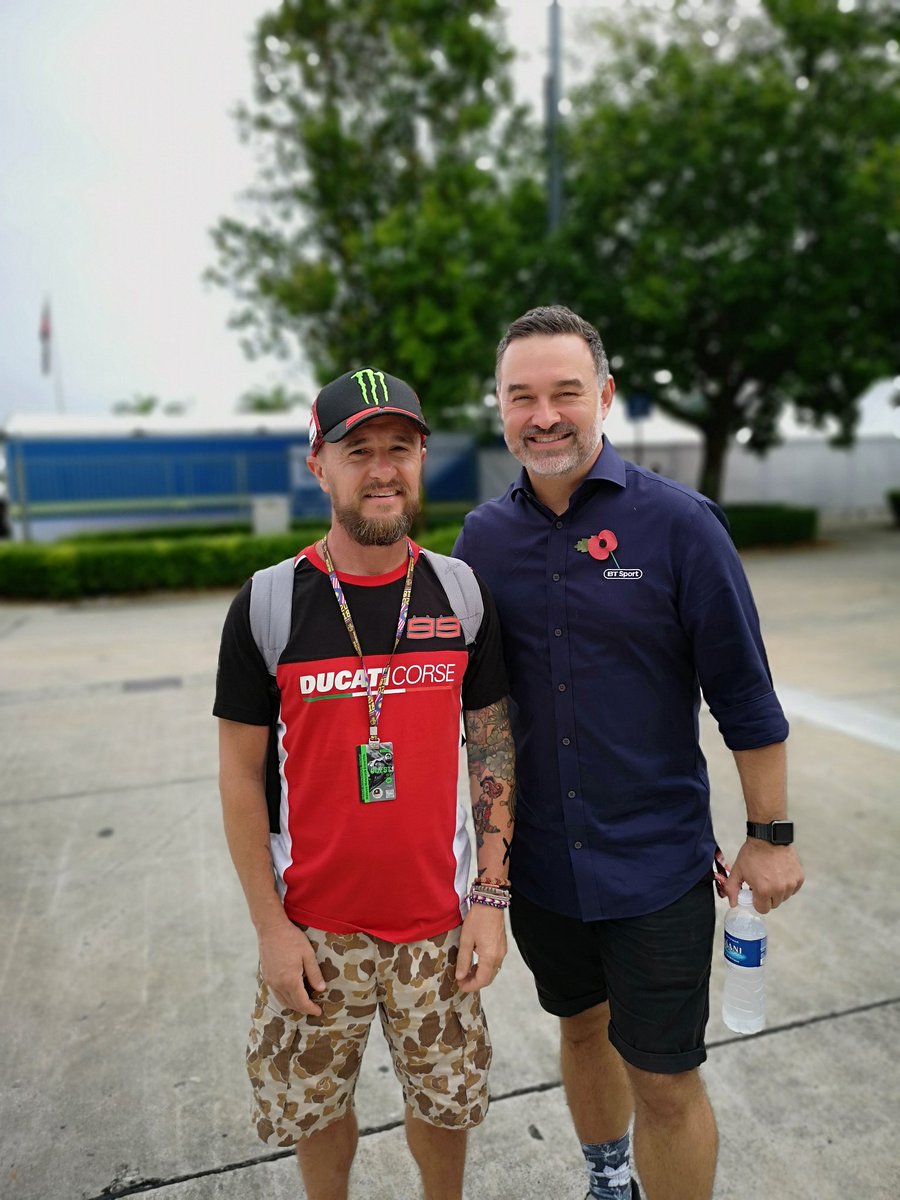 teddy6871's tweet photo. @btsportmotogp @BikeShedMC Would love the tickets for the wife and I , and at the @BikeShedMC . Met this top guy at @sepangcircuit  #MotoGPSeasonWrap https://t.co/w04O8CoPQ5