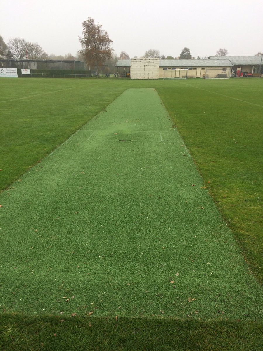 #bbccricket. Not one but two cricket pitches in Amsterdam! Amazing!