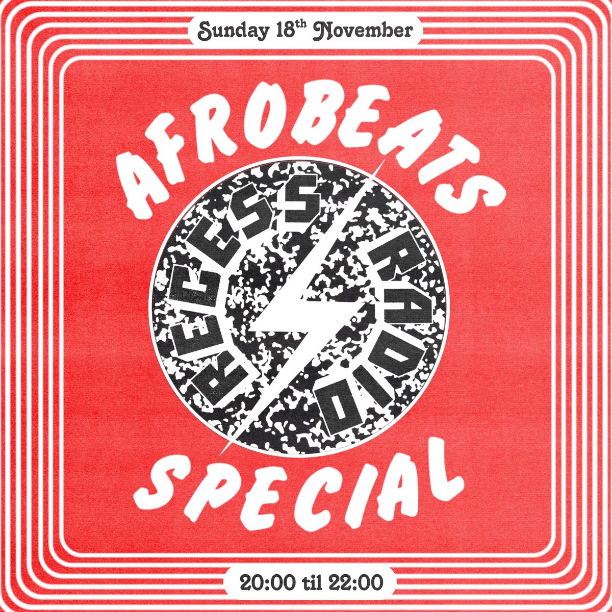 rec_ess's tweet photo. #RECESSRadio Afrobeats special tomorrow night. Team Red tings. Lock in 💯 https://t.co/Io88WONlGL