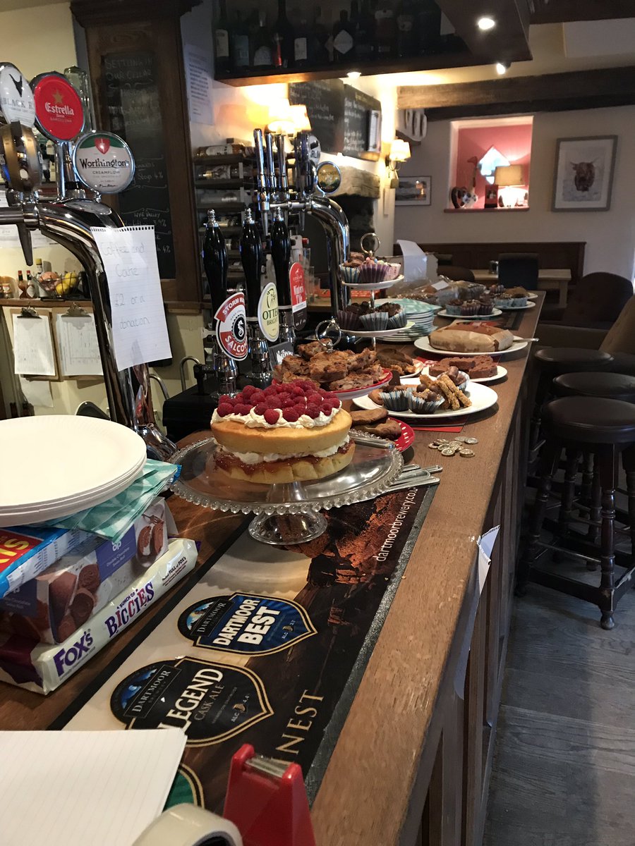 DBlandladyx's tweet photo. This is what happens when you let a 15 year old take over your pub. Well done Florence #childreninneed2018 #coffeemorning @theswanbampton https://t.co/YrYTDEUu2l
