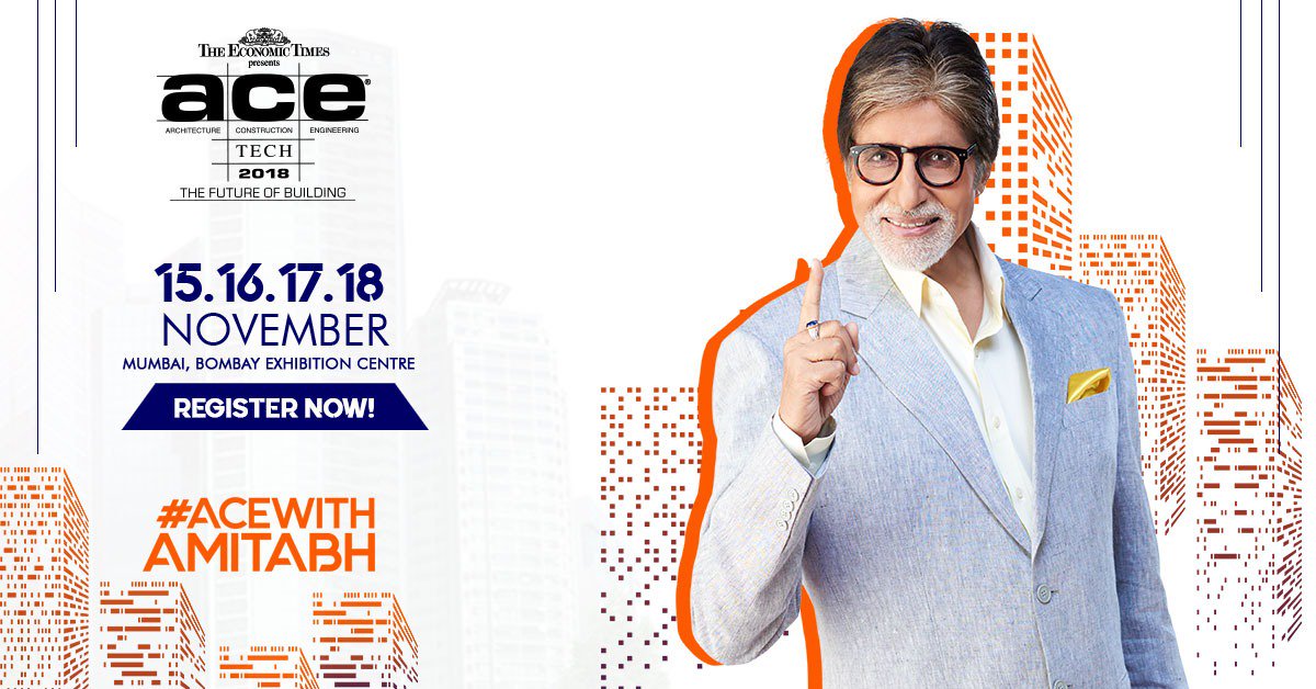 Ekadashi_'s tweet image. Here is the amazing news Amitabh Bachchan associates with Asia&apos;s largest Architecture, Construction &amp;amp; Engineering Exhibition @The_AceTech  #ACEwithAmitabh