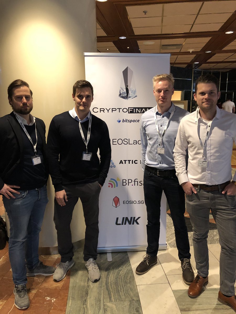 bitruption's tweet photo. Team bitruption @ Cryptofinance in Oslo today. Table at the back with the entrance. Come say hi!
#cryptofinance #crypto #bitruption #bitcoin #eos #btc https://t.co/pOqx3wHnmO