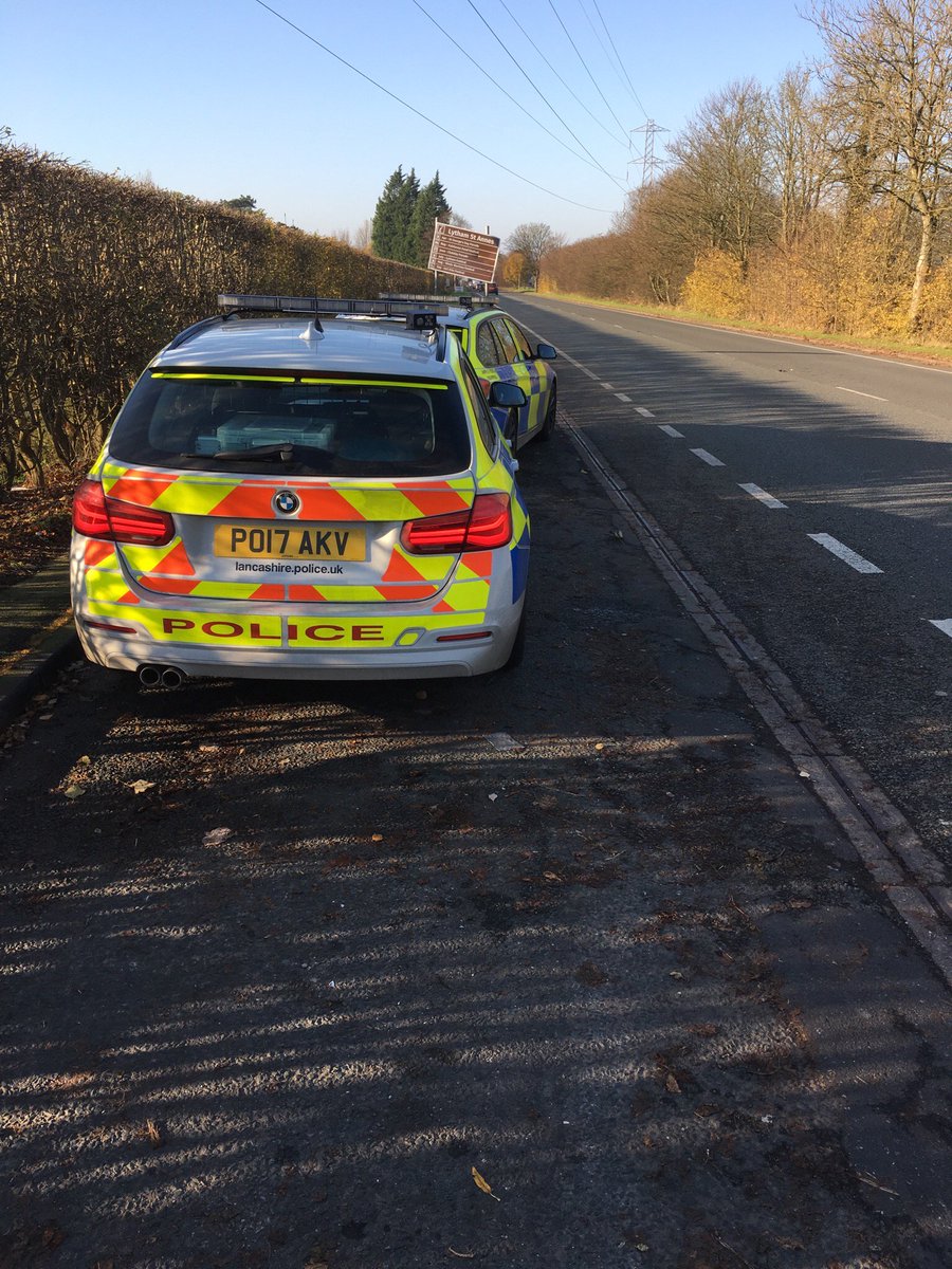 LancsRoadPolice's tweet photo. #T2TacOps #HO75 and #HO76. conducting speed enforcement on the A584. Please watch your speed. #fatal4. https://t.co/ABv79Cxuq7