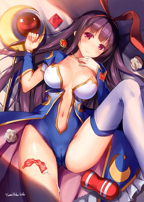 サークル『YumeHikoWeb』様( )のC95新刊成人向けイラスト集の表紙を描かせていただきました!!表紙は健全ですがR18エッチ差分も描いたので何卒!!↓とら&めろんで既に予約開始してるそうです!!とら:めろん: 