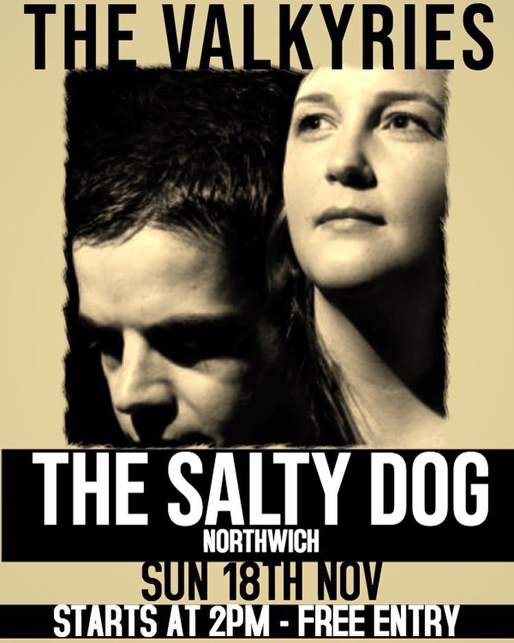 thevalkyriesuk's tweet photo. We’re looking forward to playing at the fab @saltydogpub tomorrow from 2pm! #livemusic #northwich #thevalkyries #acoustic #duo https://t.co/7TAbbjKZQx