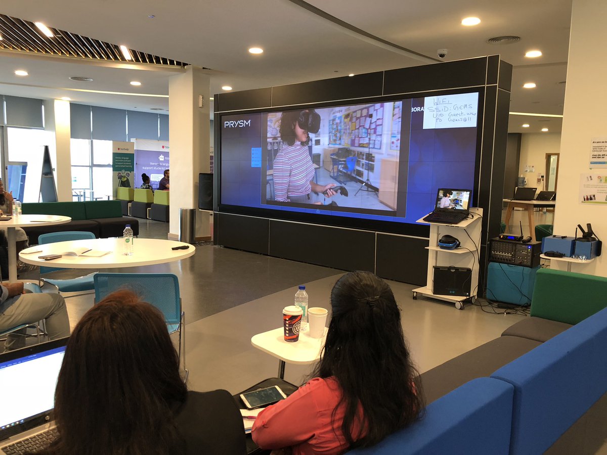 steve_bambury's tweet photo. Delivered 3 back to back #VR presentations + demos at the @365eduevents Dubai event today. Now off home to rest up before hosting #24hoursVR in @AltspaceVR in a couple of hours time! #virtualrealityday #VR121 https://t.co/efZS9bn1Rd