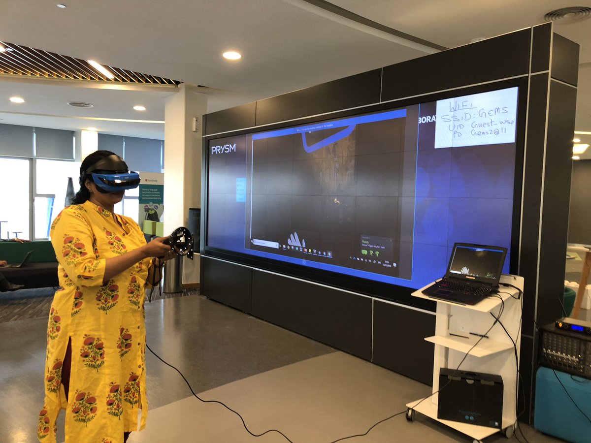 steve_bambury's tweet photo. Delivered 3 back to back #VR presentations + demos at the @365eduevents Dubai event today. Now off home to rest up before hosting #24hoursVR in @AltspaceVR in a couple of hours time! #virtualrealityday #VR121 https://t.co/efZS9bn1Rd