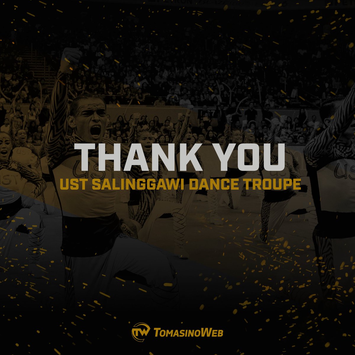 TomasinoWeb's tweet photo. We still run the world.

Congratulations to the Salinggawi Dance Troupe for representing UST in the UAAP Cheerdance Competition 2018. You are truly irreplaceable in the hearts of the Thomasian community.

#DivaSantoTomas #GoUSTe https://t.co/J4Nt6fZ1XN