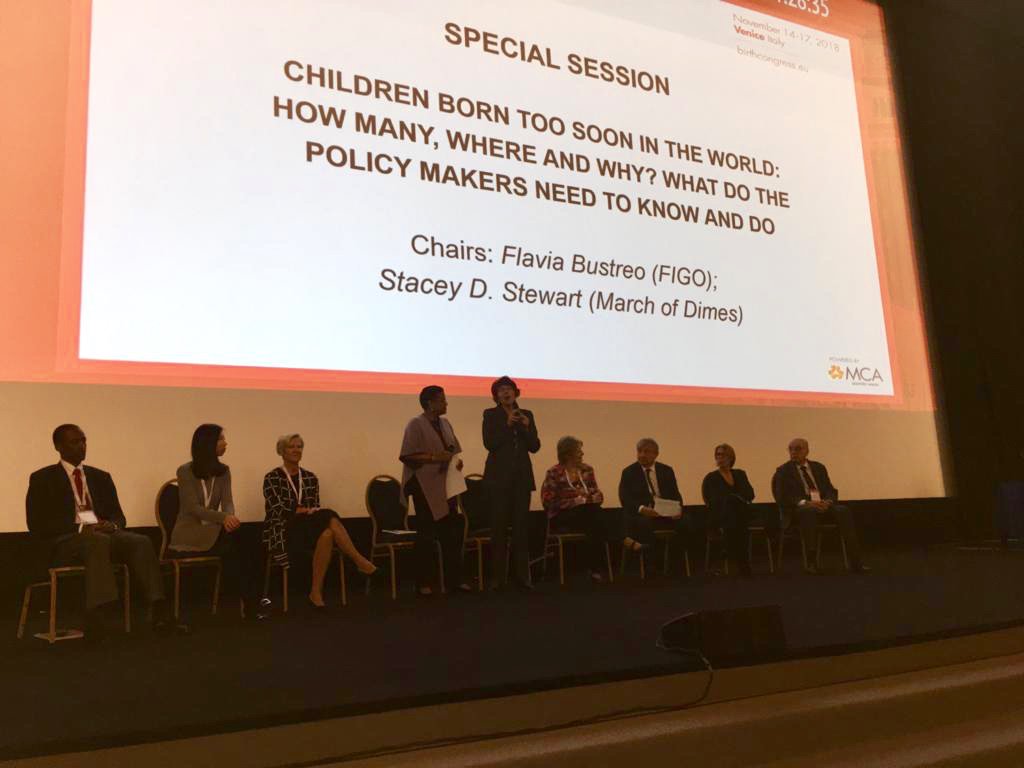 Birth_Congress's tweet photo. ONGOING: Special Session on ‘Children born too soon in the World: How many, where and why? What do the Policy makers need to know and do’ Chaired by @FIGOHQ Flavia Bustreo and @MarchofDimes Stacey D. Stewart #WorldPrematurityDay #BirthCongress https://t.co/r7UhuqWny6