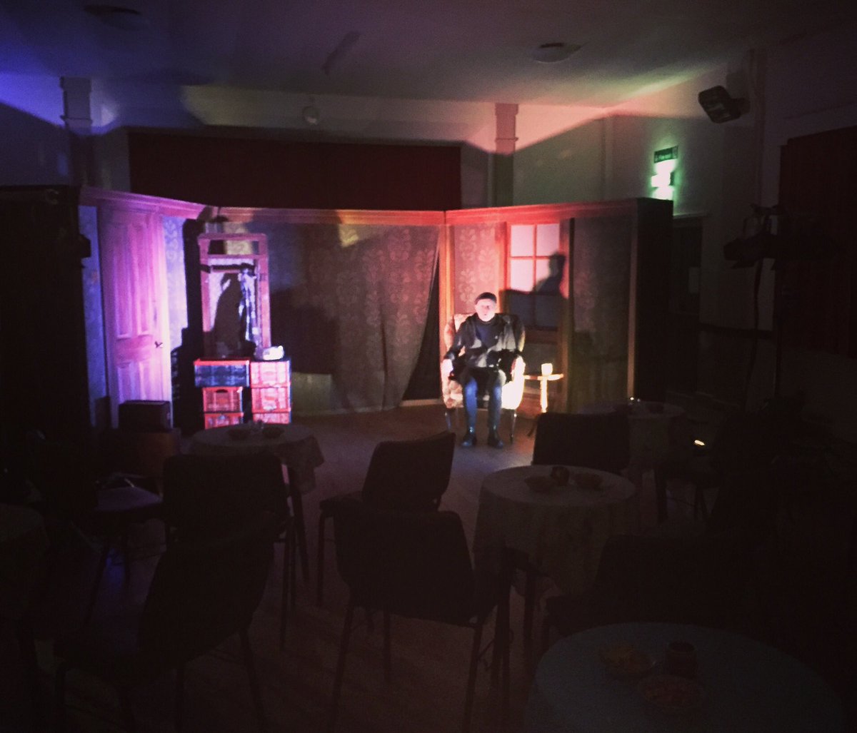 _KarlGreenwood_'s tweet photo. Thank you to last night’s audience at #Calderbridge for another lovely night of #RuralTouring with #thehauntedman @kindred_theatre - next stop... #Rampside village tonight! @Ruraltouring https://t.co/WcOuhkJMXh