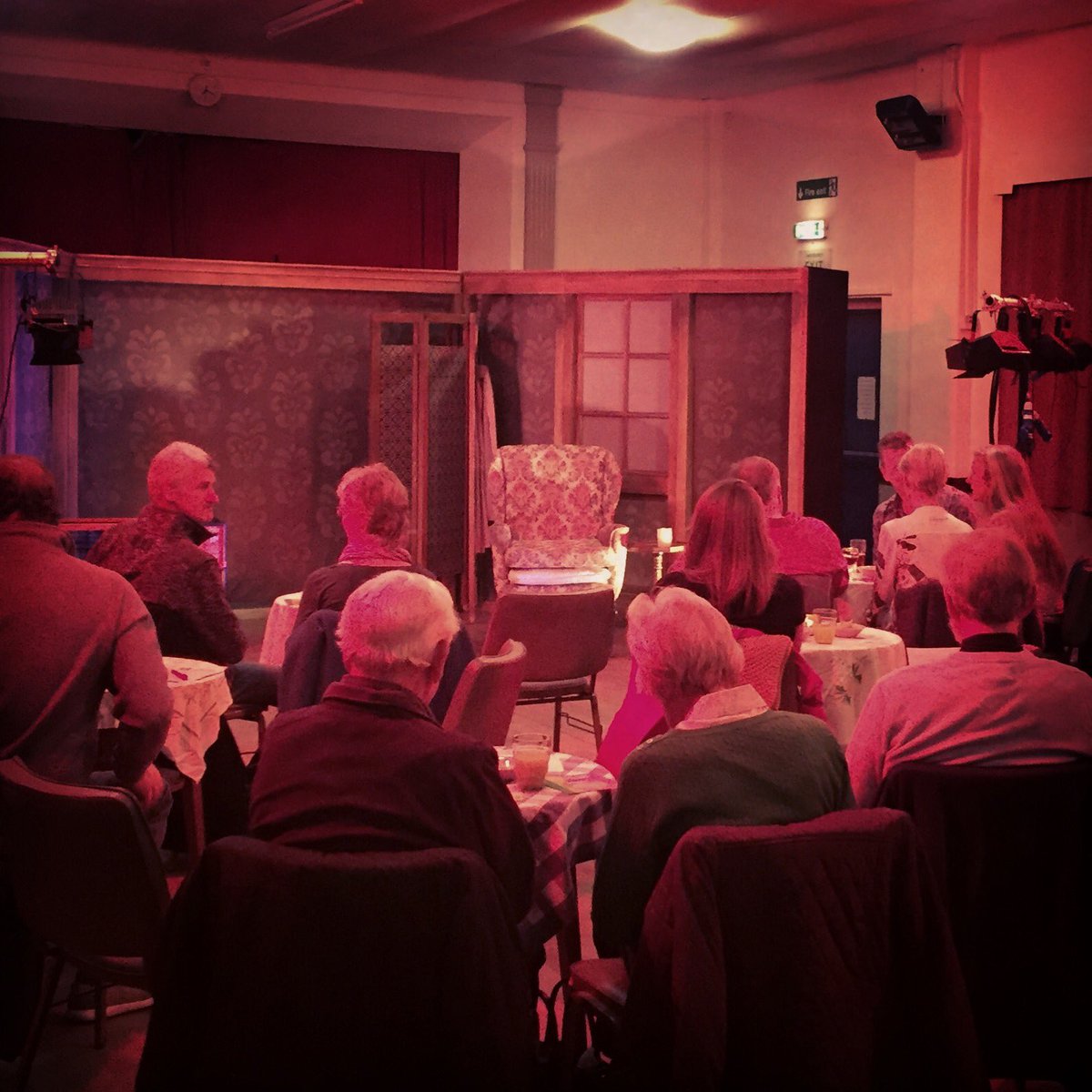 _KarlGreenwood_'s tweet photo. Thank you to last night’s audience at #Calderbridge for another lovely night of #RuralTouring with #thehauntedman @kindred_theatre - next stop... #Rampside village tonight! @Ruraltouring https://t.co/WcOuhkJMXh