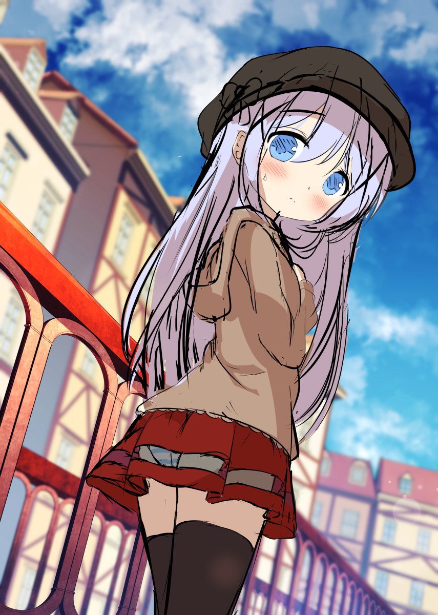 ChinoMaron's tweet photo. 前回描いたこのスカートが気に入ったのもうもう一枚ローアングルで描いてます。 https://t.co/Ml7KhS2635
