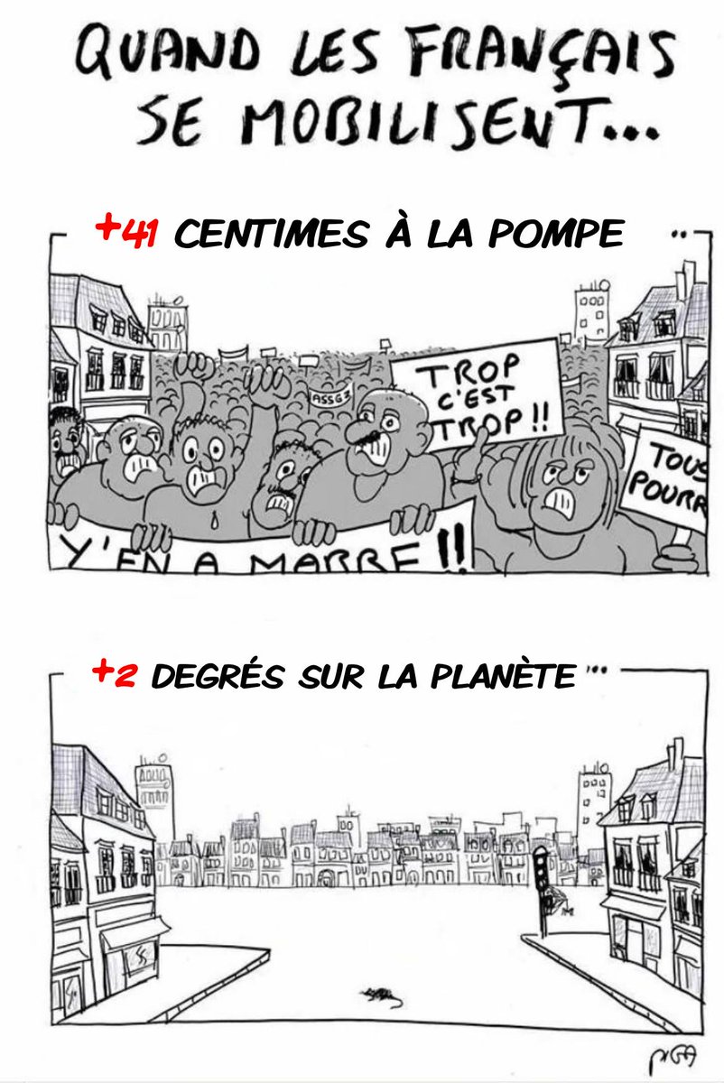 On se trompe totalement de combat, sans doute par égoïsme !

 #GiletsJaunes