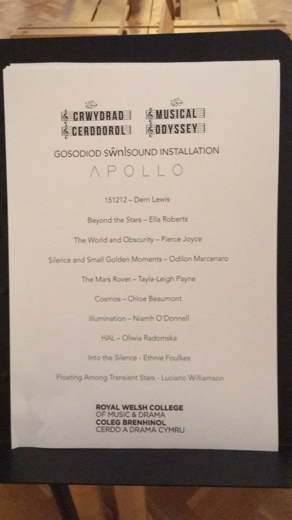 Sound instillation <a href="/AmgueddfaCymru/">Amgueddfa Cymru | Museum Wales</a> #MusicalOdyssey