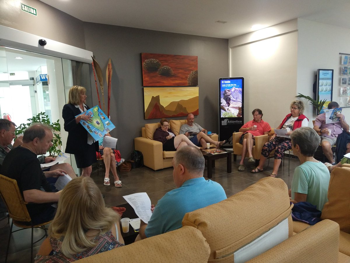 DavidTNF0's tweet photo. Excellent #WelcomeMeeting held in #RoyalTenerifeCountryClub this morning, despite some rain! Guests thoroughly enjoyed it! #DPerfectservice #DRITechsavvy #StayVacationed @Rtccsvc_luisa @NoemiG_RC https://t.co/RBoxwSKHA0