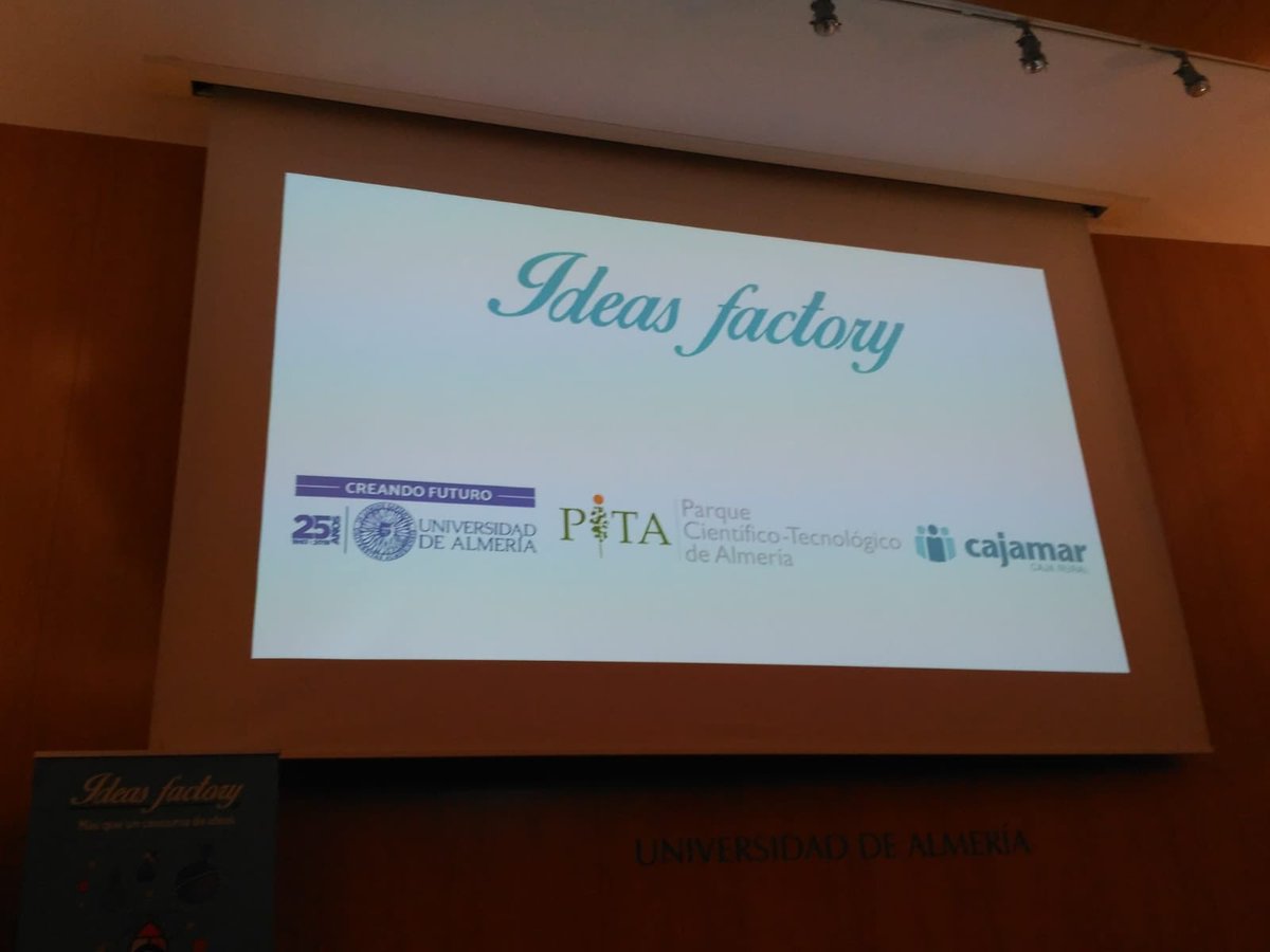 pitalmeria's tweet photo. Seguimos en @ideasfactory_es by @ualmeria con @cajamar y @CSocial_UAL #IdeasFactoryUAL #emprender https://t.co/1JC5BGsRQG