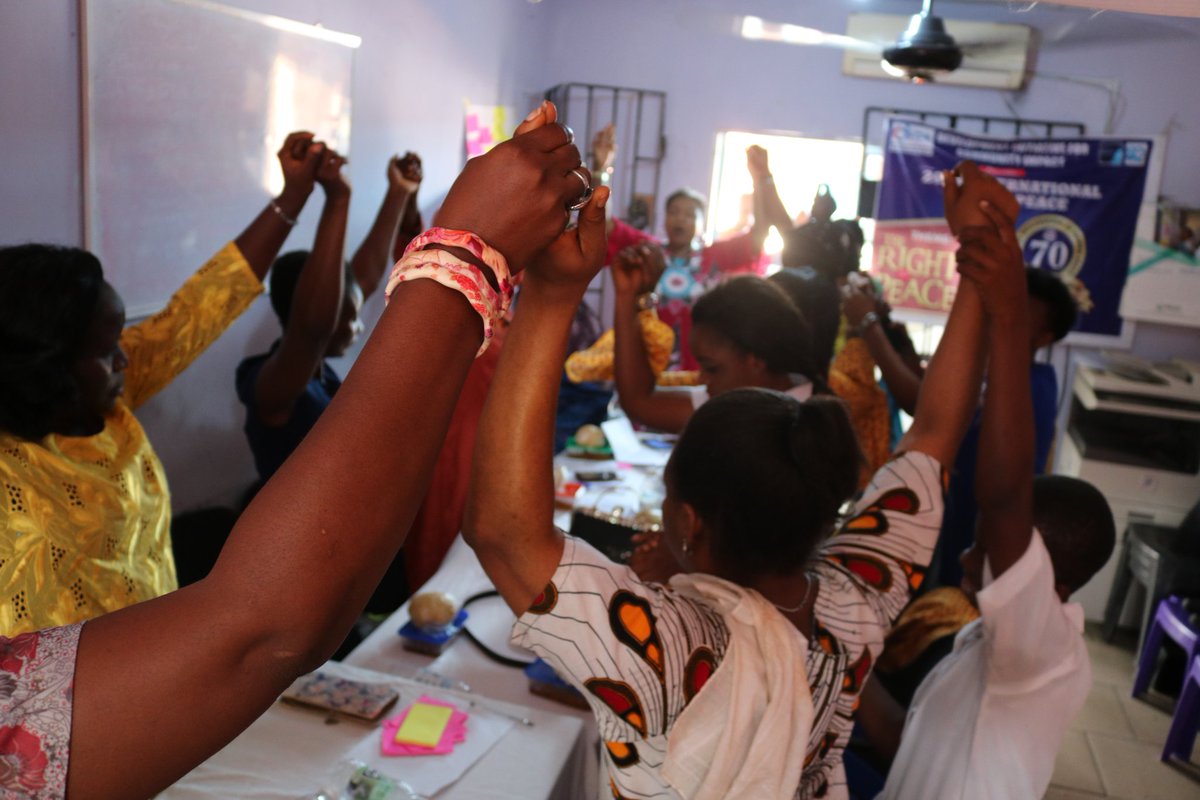 dici_ngo's tweet photo. #TogetherWeSpeak
#ACT4SDGs
#AfricanWoman
#peaceWeWant
#AladjaAndOgbe-ijoh
#PeaceComeFast
#HarmonyandRejoicing https://t.co/P9X14vjosj