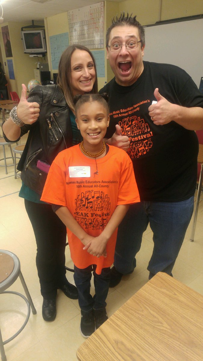 Music4CAS's tweet photo. P-E-A-K is TODAY so let’s CELEBRATE! Fourth grade music scholars were up bright and early this morning representing #Uniondale at the 16th Annual All-County NMEA Peak Festival! #PEAK #NMEA #MusicEducation @CASCougars https://t.co/ssb3I1Iktq