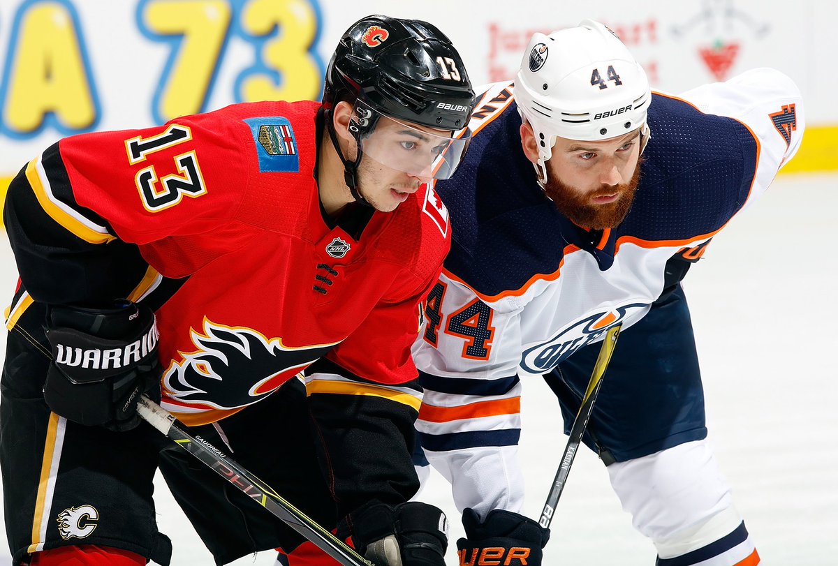 GAME DAY! The first #BattleOfAlberta &amp; first Pacific Division matchup of the season has arrived as the #Oilers visit Calgary, 8pm MT on Hockey Night in Canada &amp; <a href="/630CHED/">630CHED</a>. #LetsGoOilers