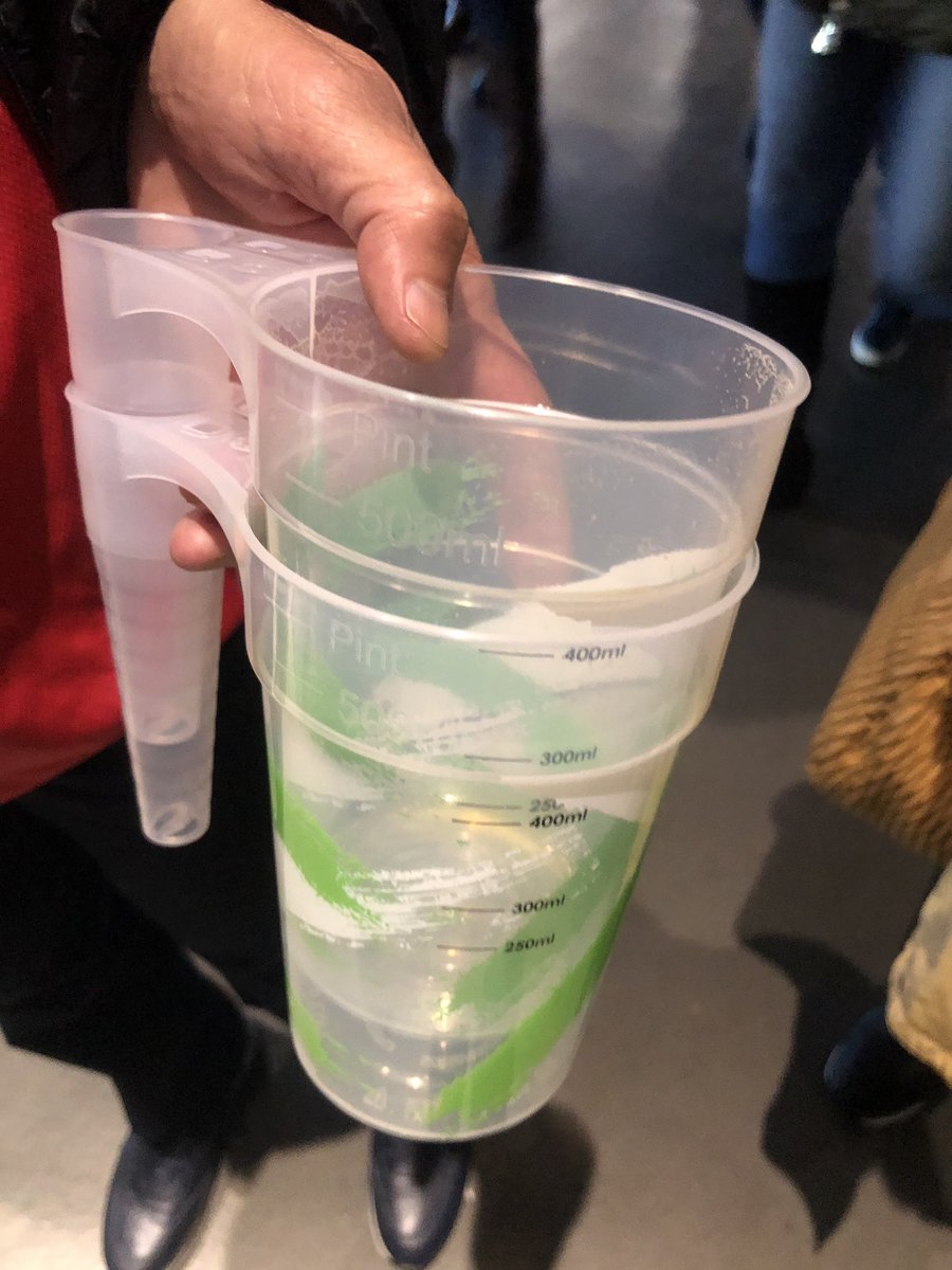 Ruth_Zohrer's tweet photo. Fantastic initiative at the O2 Arena: return your cups for £2. Great to see so many doing it! #lesswaste #recycle #NittoATPFinals2018 https://t.co/ysrE5K6bHD