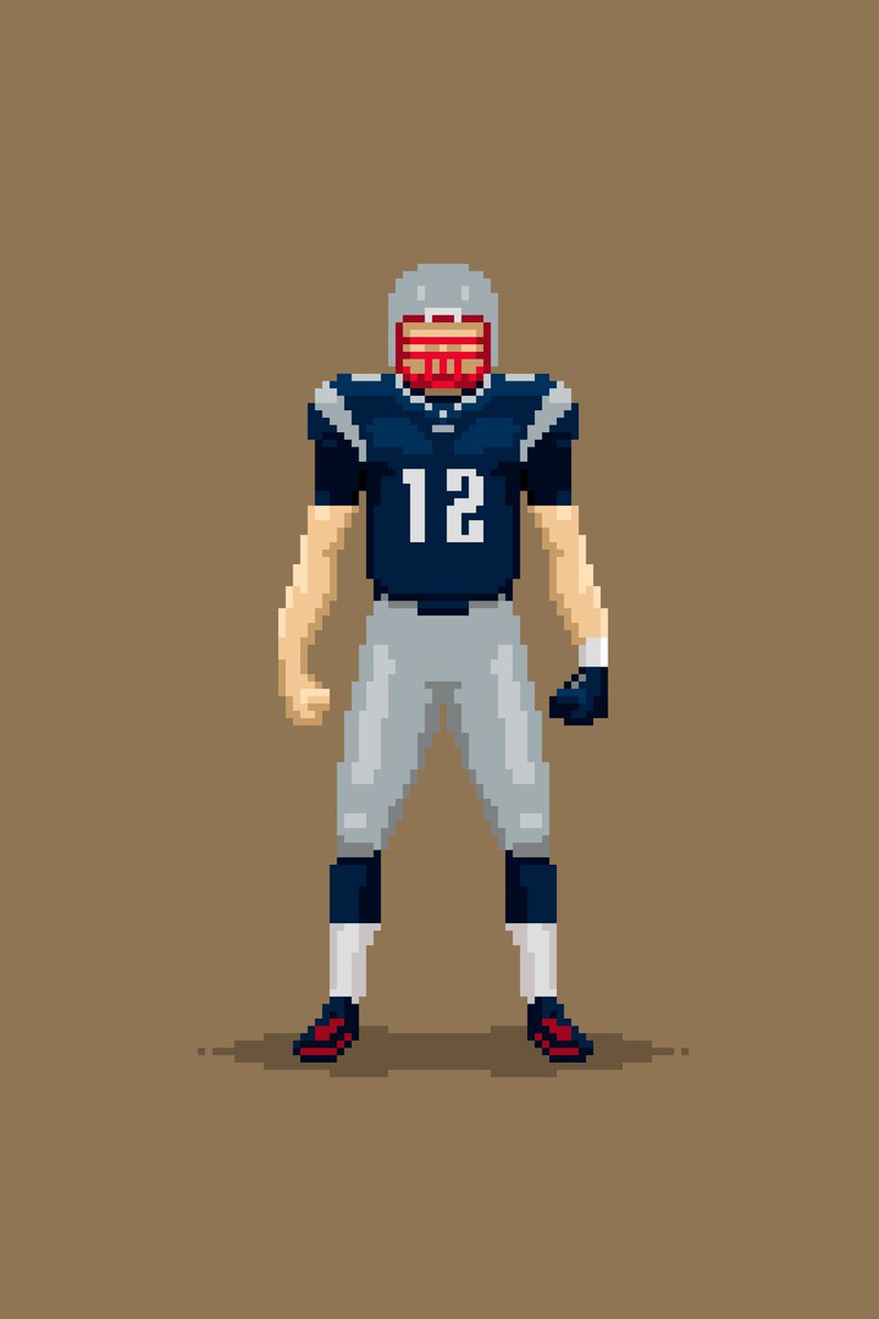 Pablo Mesquida On Twitter Tom Brady New England Patriots Nfl Pixelart