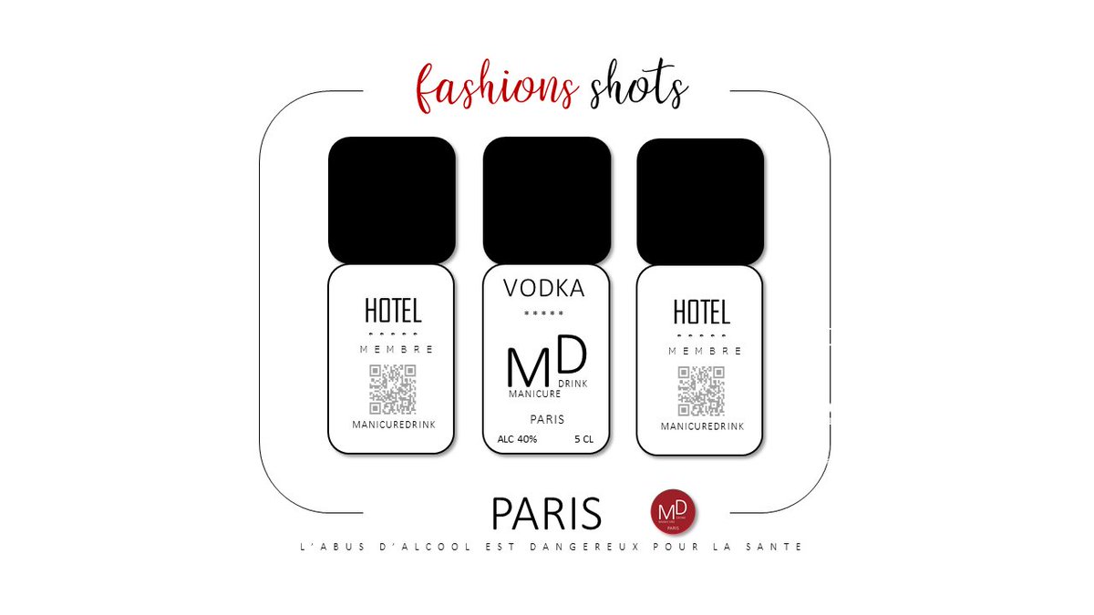 ManicureDrink's tweet photo. Hôtels, Luxe, Palace, Spa ! Offrez vous nos Fashions Shots à votre image ! @ManicureDrink @spg @LeadingHotels #palace #hotels #Luxe #Concierge #bar #minibar #drink #innovation #Voyage @HotelsMagFr @HotelsTravelMag @HotelsTravelMag https://t.co/rxaHgTadKF