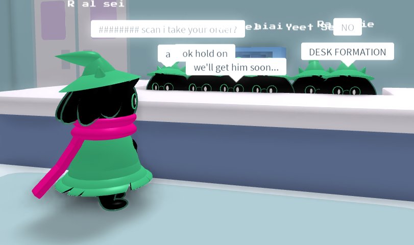 Skl On Twitter Last Night I Went Onto A Deltarune Rp On Roblox And Two Of My Friends And I Recruited An Entire Flock Of Ralsei Swarming Random People For A Few - ralsei roblox hat