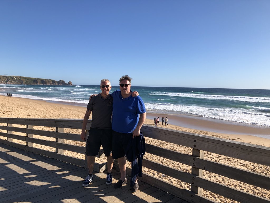 So I’ve made it to 0z for 1st time since 93. Pre <a href="/wine_australia/">Wine Australia</a> trip exploring Melbourne with old Uni mate. Introduced to great winery in under the radar #Gippsland. Coolest name <a href="/DirtyThreeWines/">Dirty Three</a>; even cooler tasting room; top people making top Pinots &amp; trophy winning Chardonnay