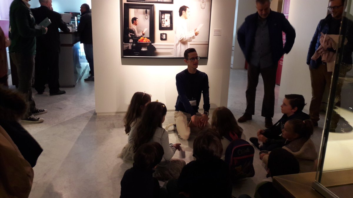 Hoy aprendemos de #arte pequeños y mayores. Disfrutando de las visitas para empleados de @MAXAMNet y familiares en el @Museo_lazaro #MAXAMCultura