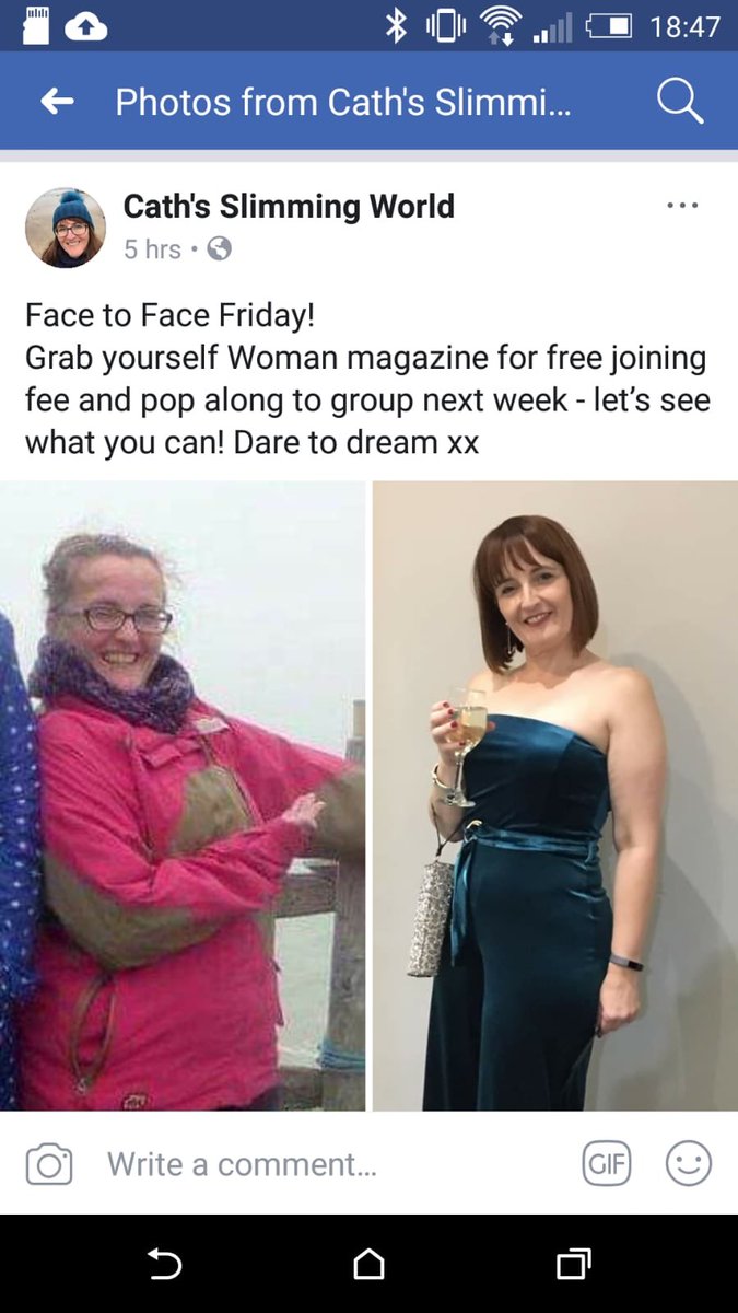Miller1Cath's tweet photo. So I’m a day late but here’s my Face2Face Friday - always good to look back to see how far you have come xx #slimmingworld #healthyeating #slimforlife https://t.co/K1UJ5awdfc