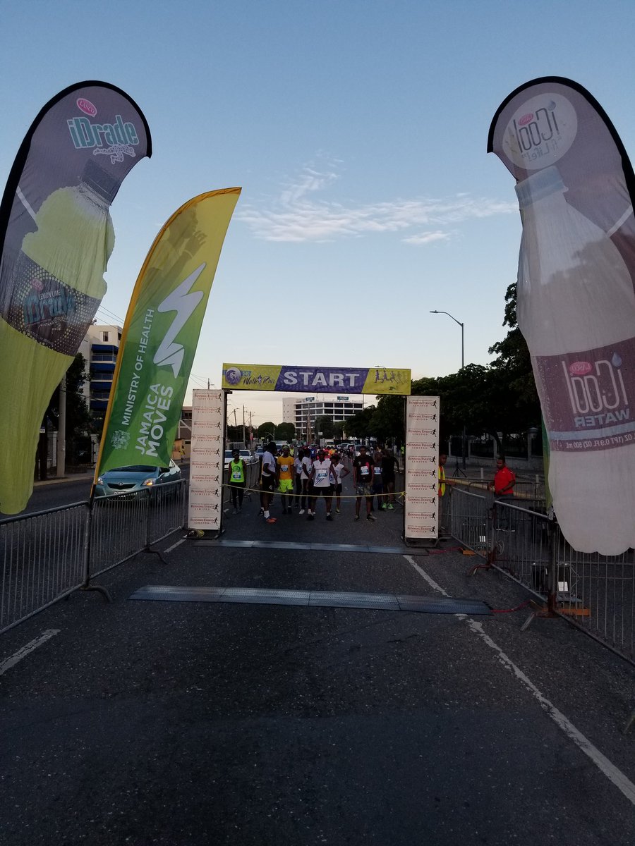 MOFJamaica's tweet photo. The Civil Service Week (CSW) 5K WalkRun is underway. Civil Servants are out in their numbers participating in the 1st staging. The #CSW5K will be a calendar event for future activities. #CSW2018 @JISNews @JamaicaTax @JamaicaGleaner @JamaicaObserver @jamaica_moves @rjrnews https://t.co/CzDKa8W6Ja