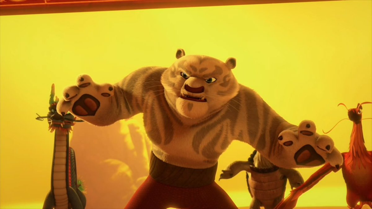 White Tiger from Kung Fu Panda: The Paws Of Destiny.pic.twitter.com/pTR8Cj0...