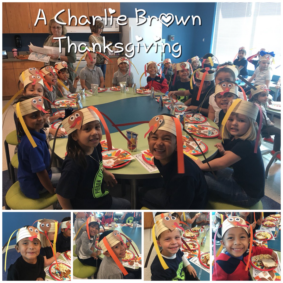 It was a true Charlie Brown Thanksgiving in VPK. Popcorn, pretzels, jellybeans and buttered toast just like Charlie and his friends. It was absolutely perfect! We are truly “thankful for being together!”
#vcsvpk #piersoncubs #thankful